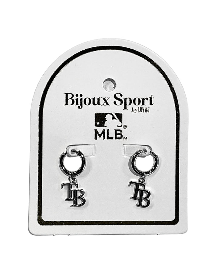 Rays Bijoux Sport TB Charms hoops Earrings