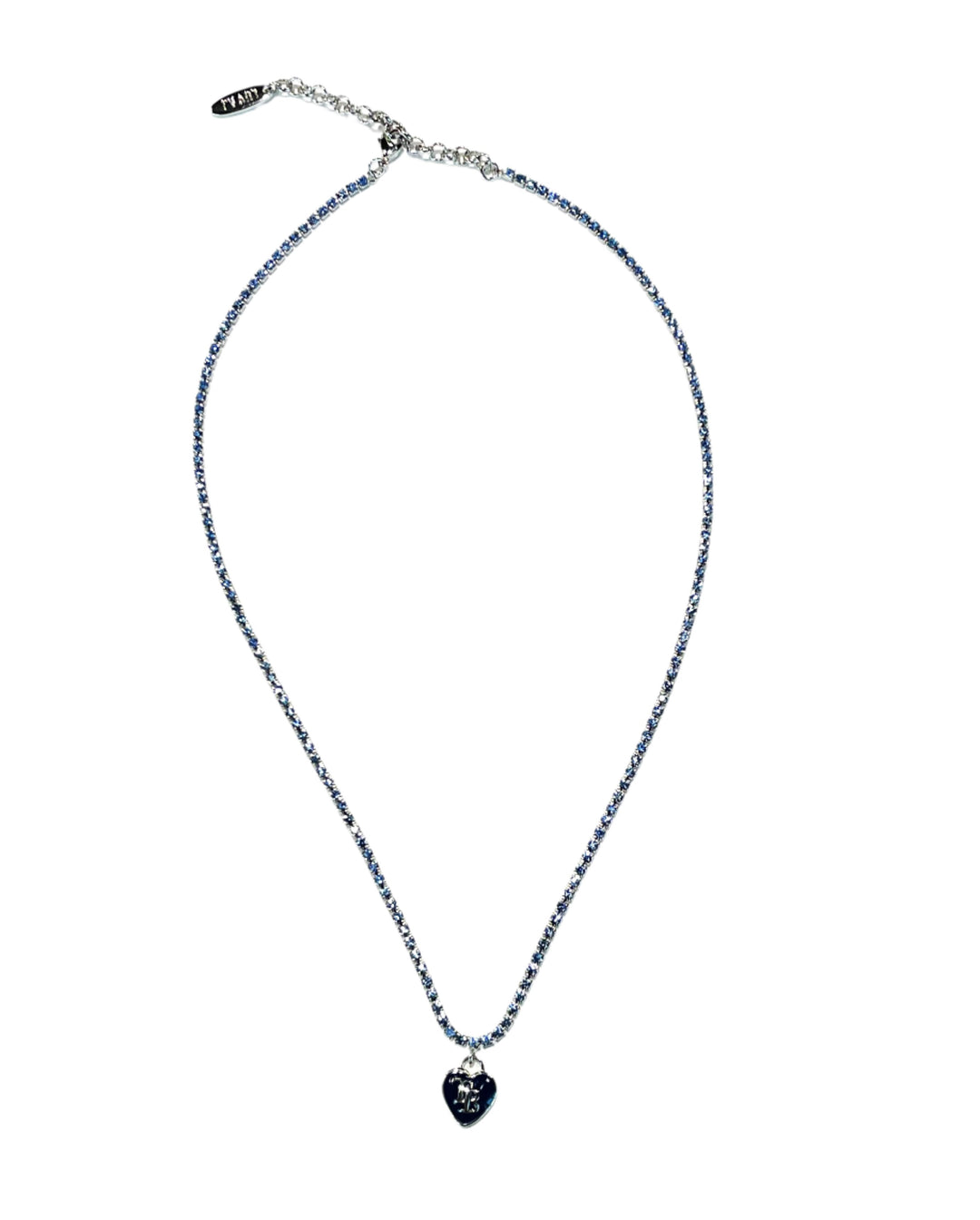 Vetements Blue Heart Necklace Vetements Heart Of The Ocean