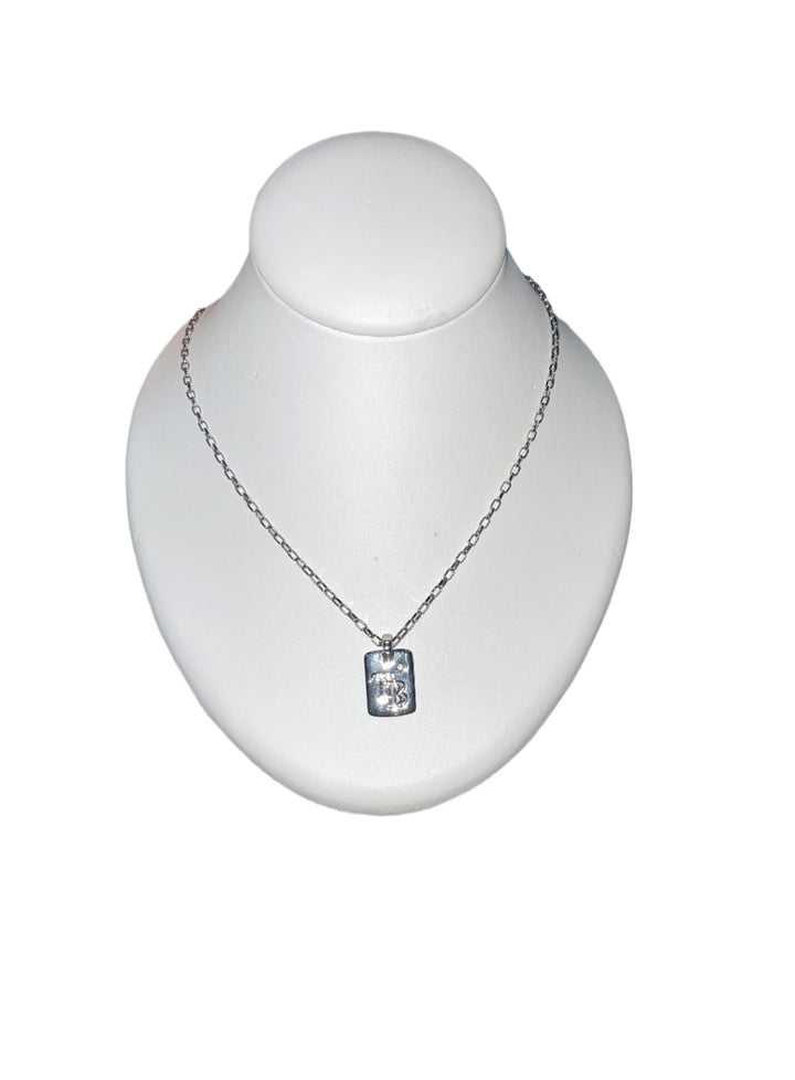 Rays Bijoux Dogtag Logo Charm Necklace