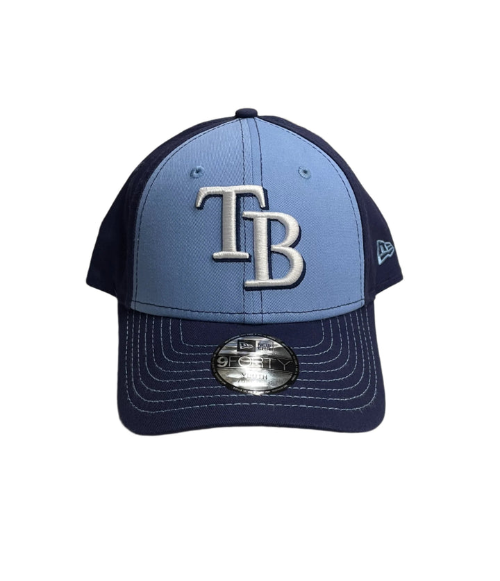 Rays Youth New Era 9Forty Navy/Light Blue 2 Tone TB hat