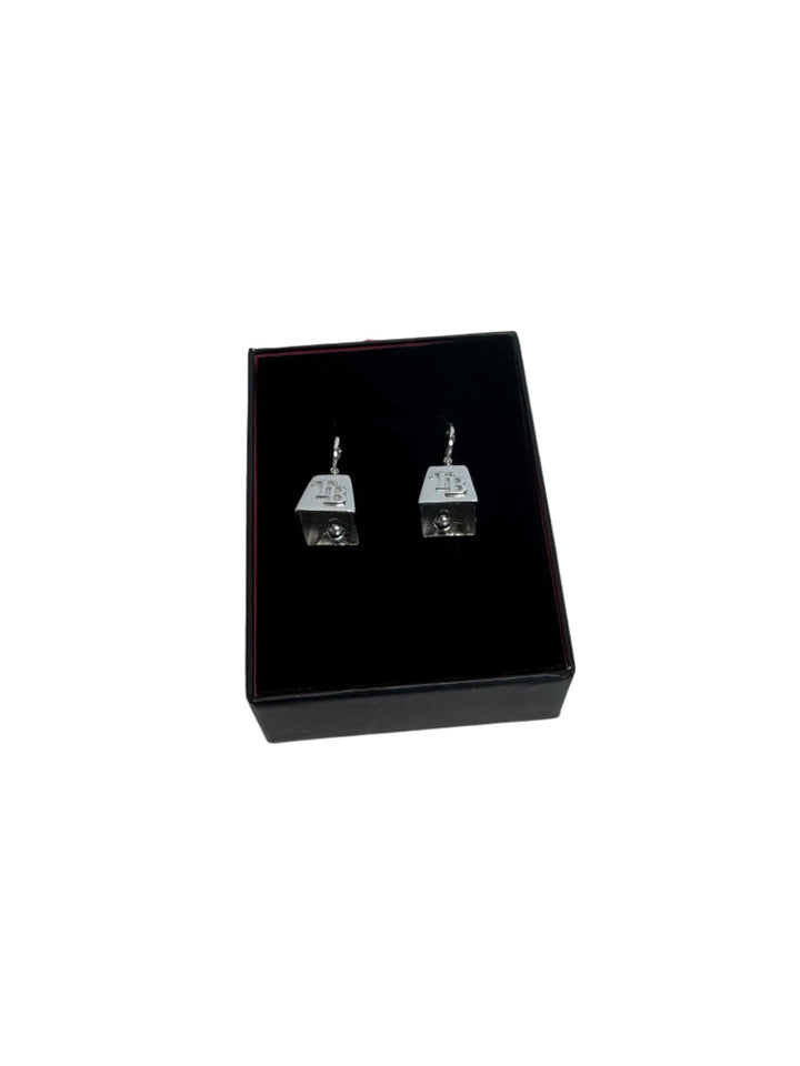 Rays Lusso Hallie Silver Cowbell Earrings