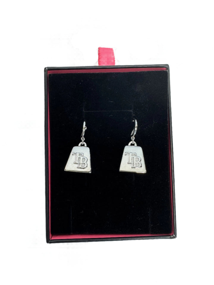 Rays Lusso Hallie Silver Cowbell Earrings