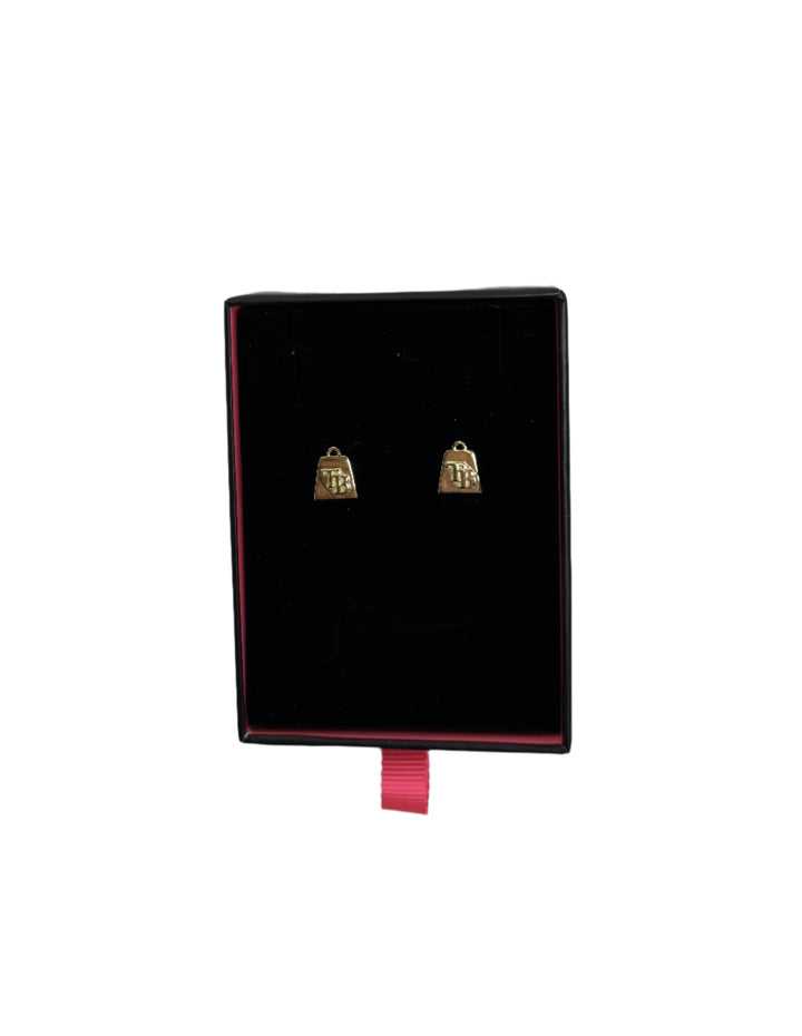 Rays Lusso Honor Gold Cowbell Earrings