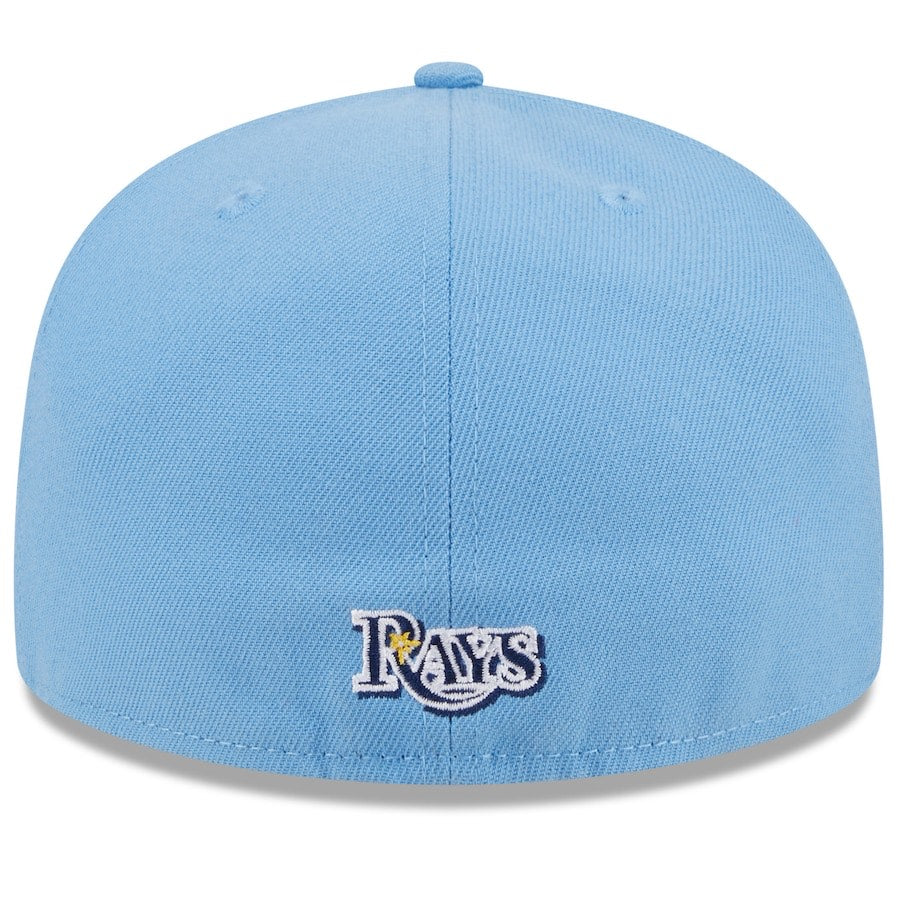 Rays New Era Navy Light Blue TB Gameday Rays Side Patch 59Fifty Fitted Hat