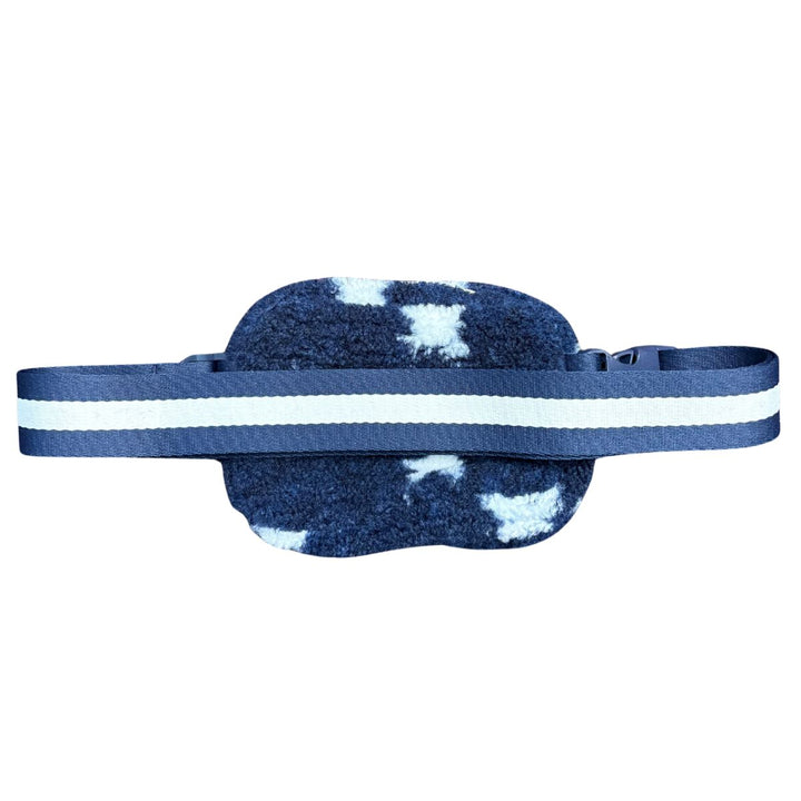 Rays Jill Martin Navy Stars Sherpa Wordmark Fanny Pack
