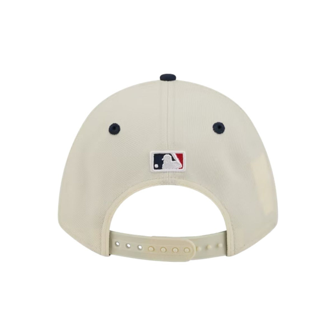 Rays Youth New Era Cream Navy 2026 Fourth of July USA 250 9Forty M-Crown Adjustable Hat