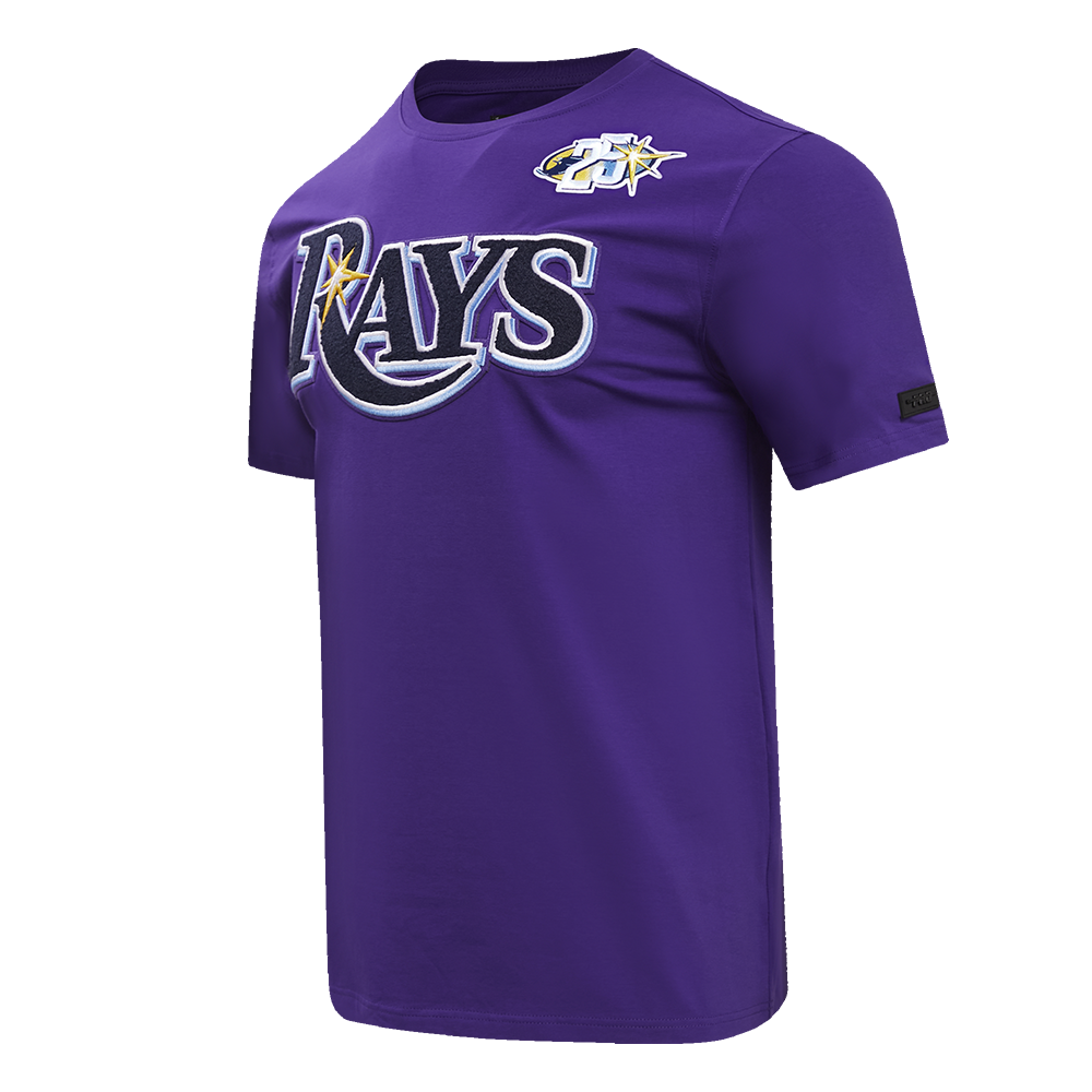 Rays Men's Pro Standard Purple 25th Anniversary T-Shirt