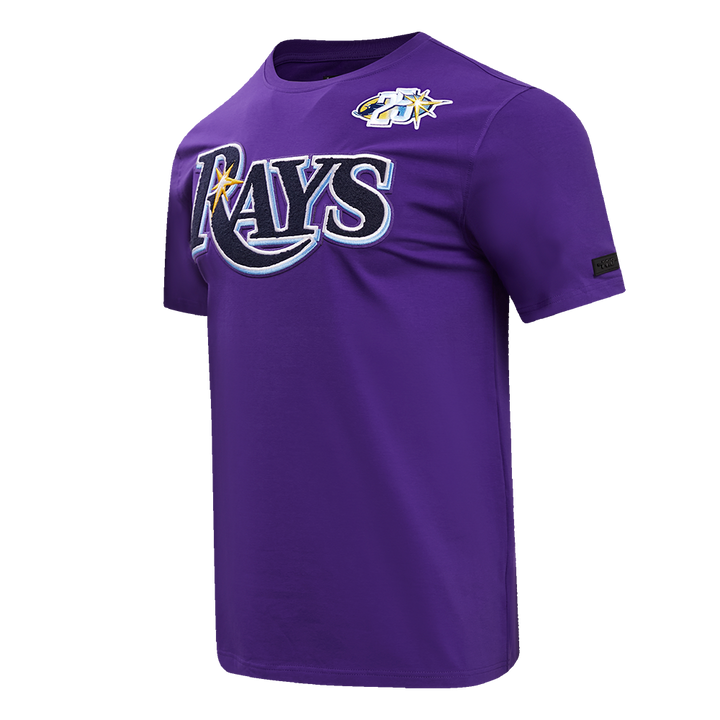 Rays Men's Pro Standard Purple 25th Anniversary T-Shirt