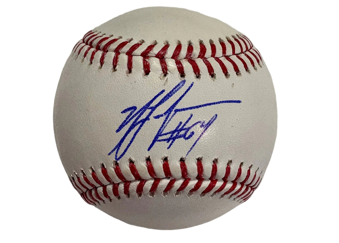 Rays Nate Lavender Autographed Official MLB Baseball