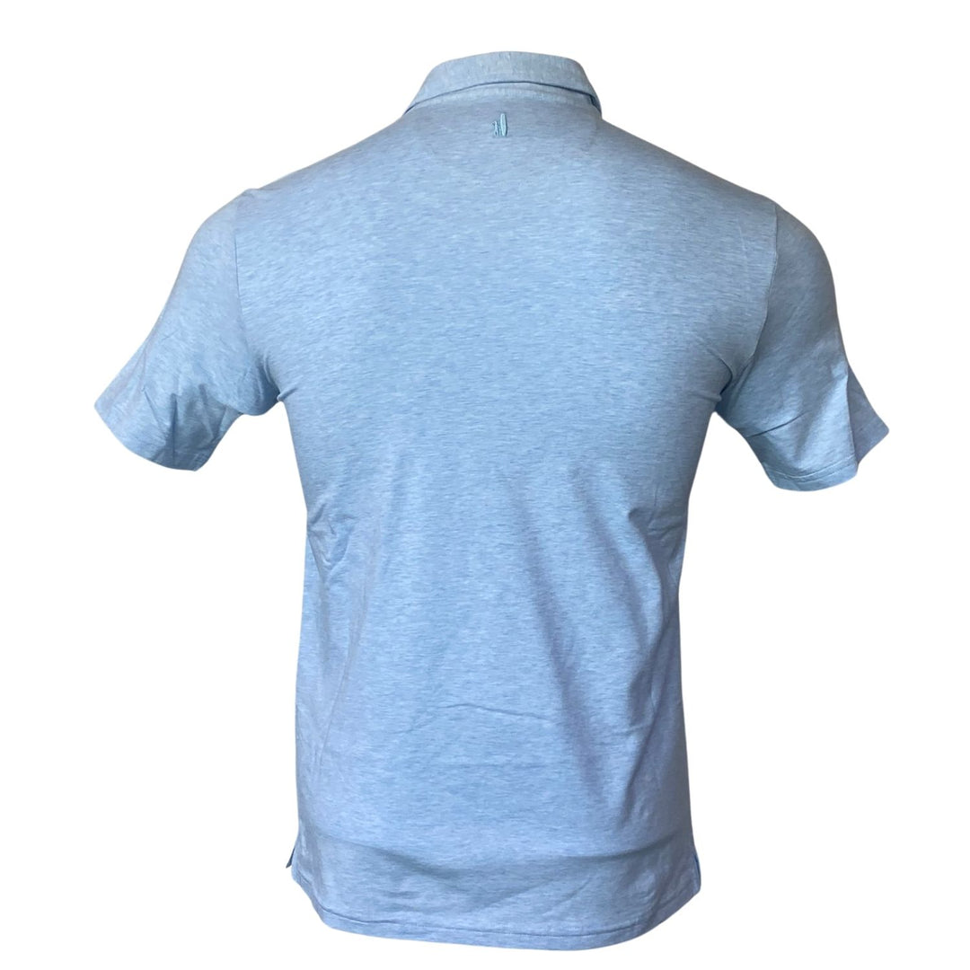 Rays Men's Johnnie O Blue Wordmark Polo Shirt