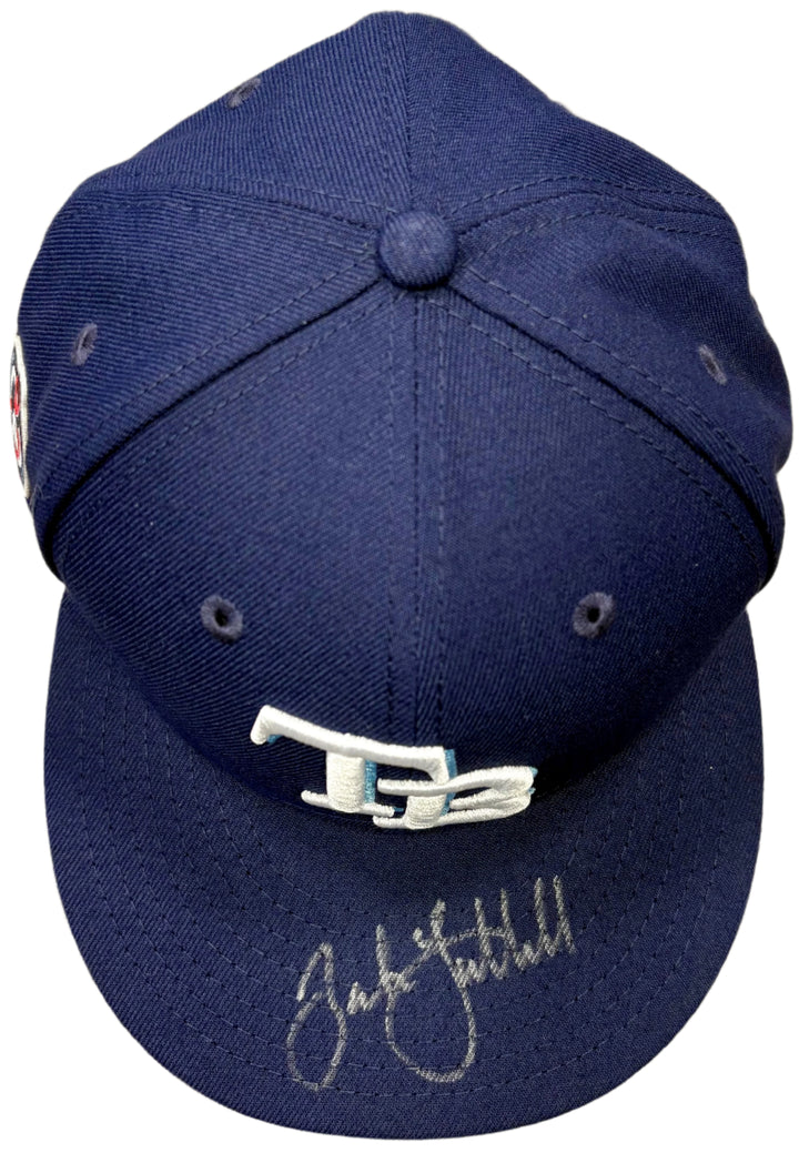 Rays Game Used Zack Littell Authentic Autographed 9-11 Remembrance Hat