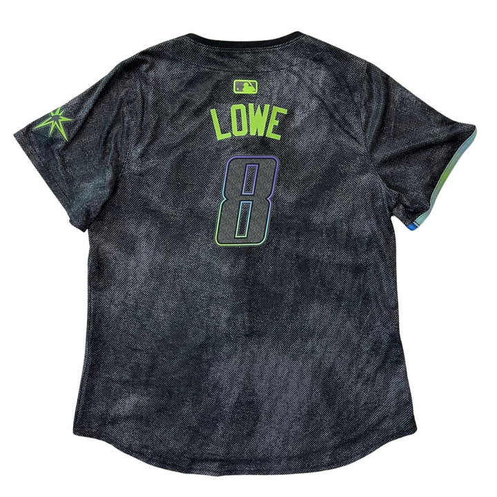 Rays Women's Nike Charcoal Grey Brandon Lowe City Connect Limited Replica Jersey