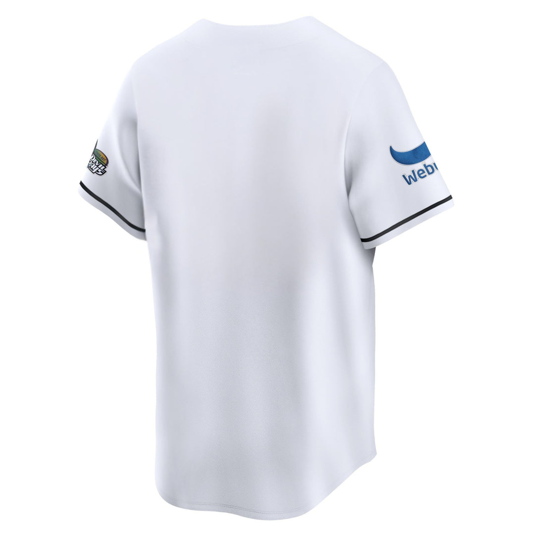 Rays Men's Nike White Devil Rays Cooperstown Vapor Limited Jersey