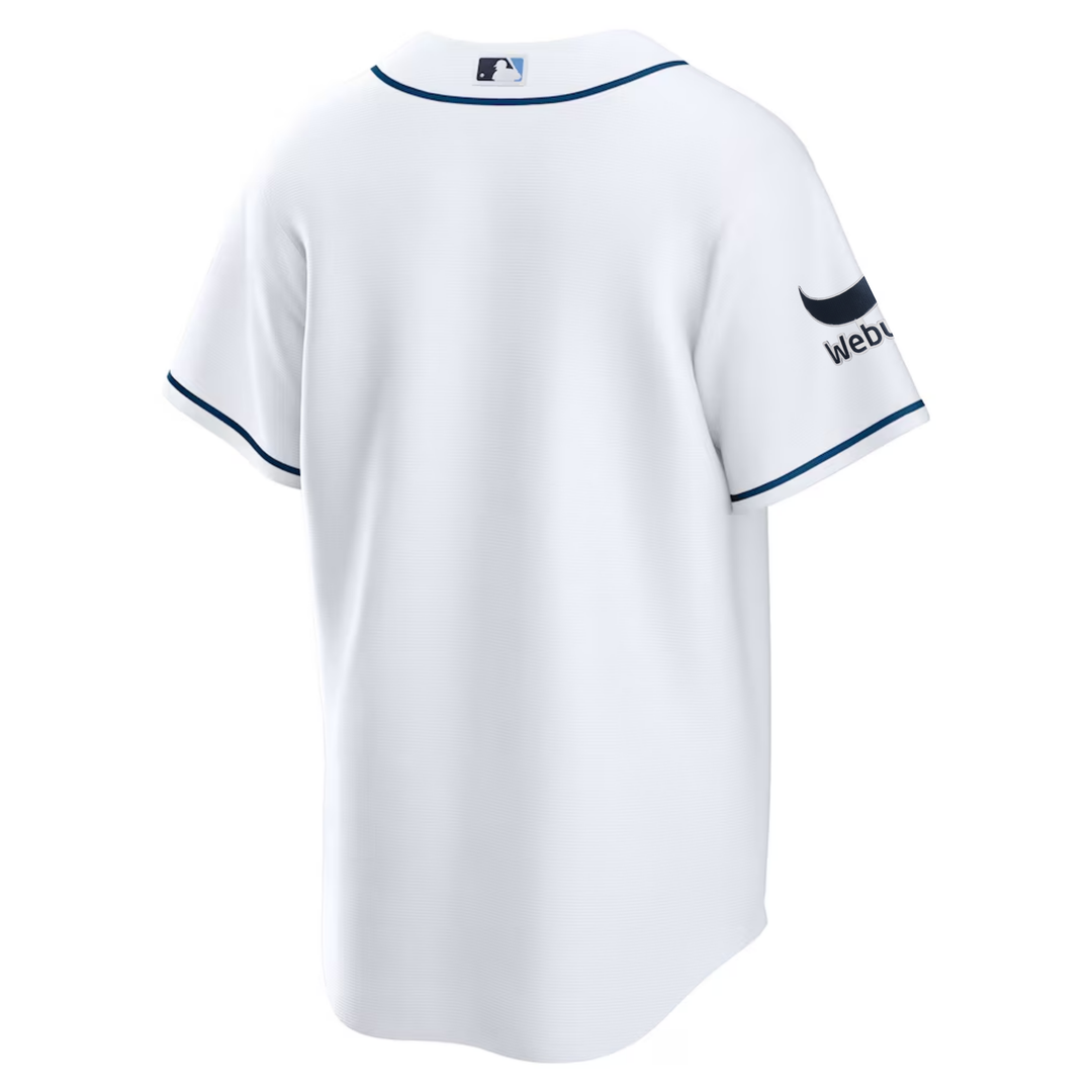 Rays Men's Nike White Home Replica Jersey