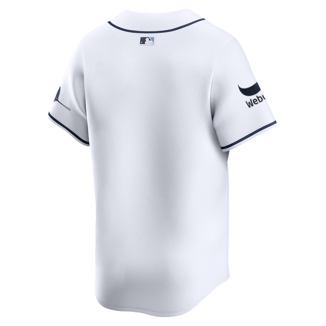 Rays Men's Nike White Vapor Limited Jersey