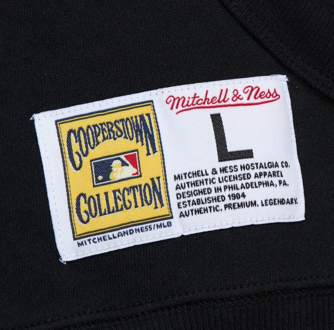 Rays Men's Mitchell & Ness Black Devil Rays Game Time Fleece Hoodie