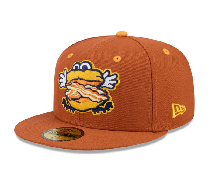 Rays New Era Montgomery Biscuits Bacon Theme Night 59Fifty Fitted Hat