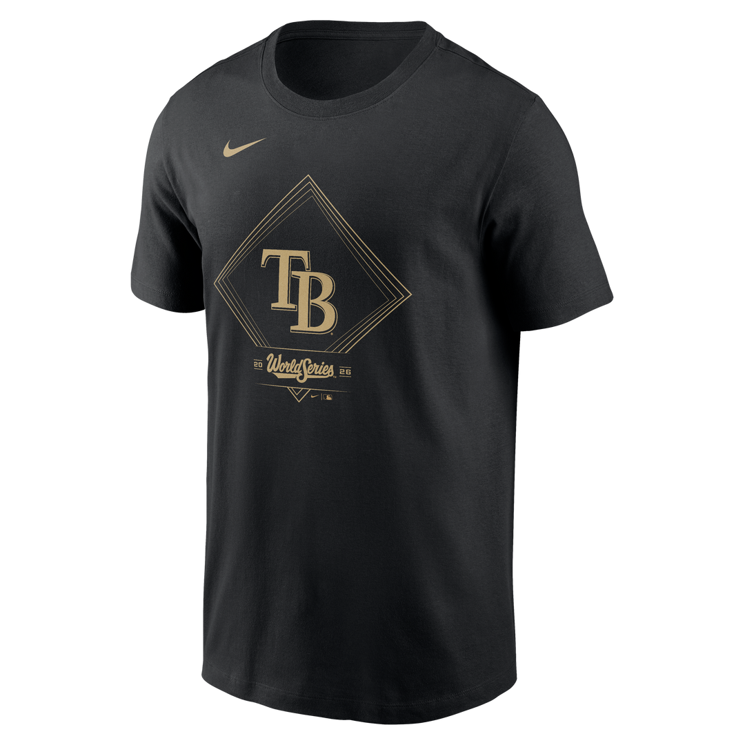 Rays Nike Black Gold 2026 World Series Participant T-Shirt