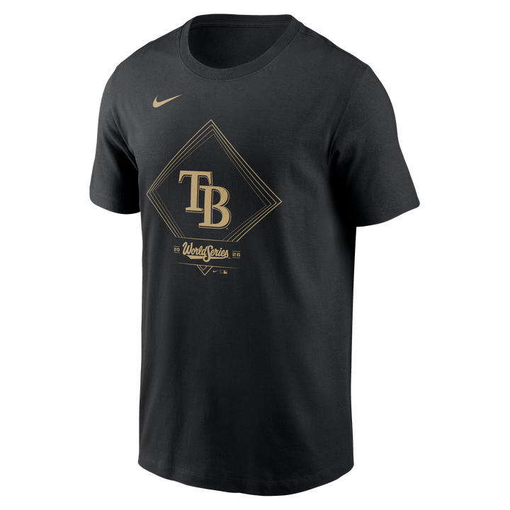 Rays Nike Black Gold 2026 World Series Participant T-Shirt
