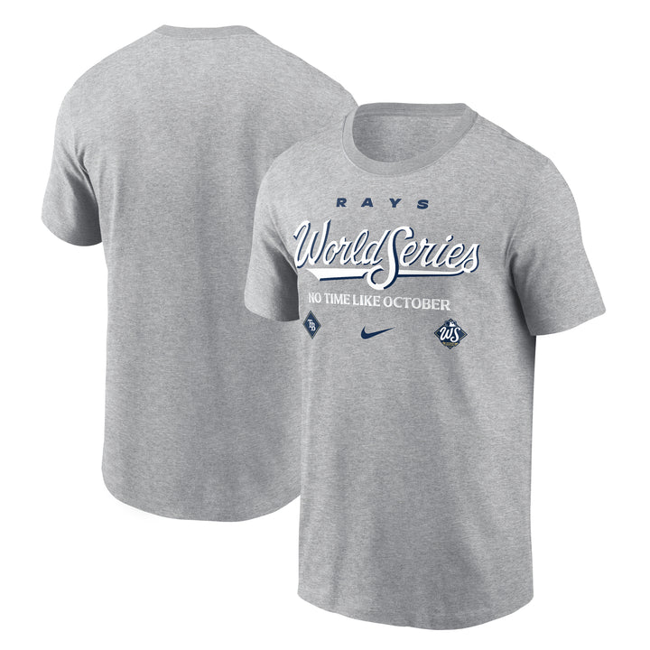 Rays Nike Gray 2026 World Series Cotton T-Shirt