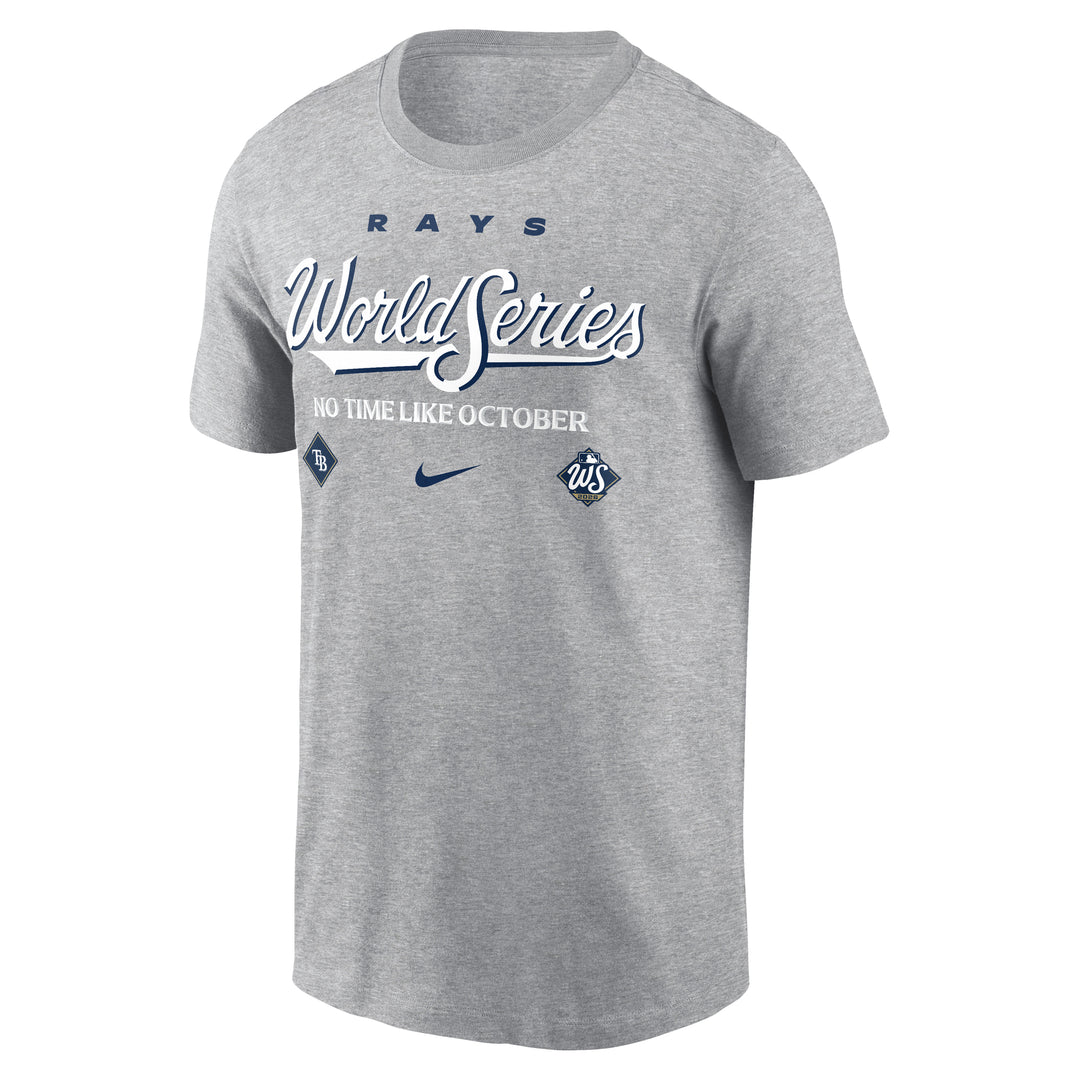 Rays Nike Gray 2026 World Series Cotton T-Shirt