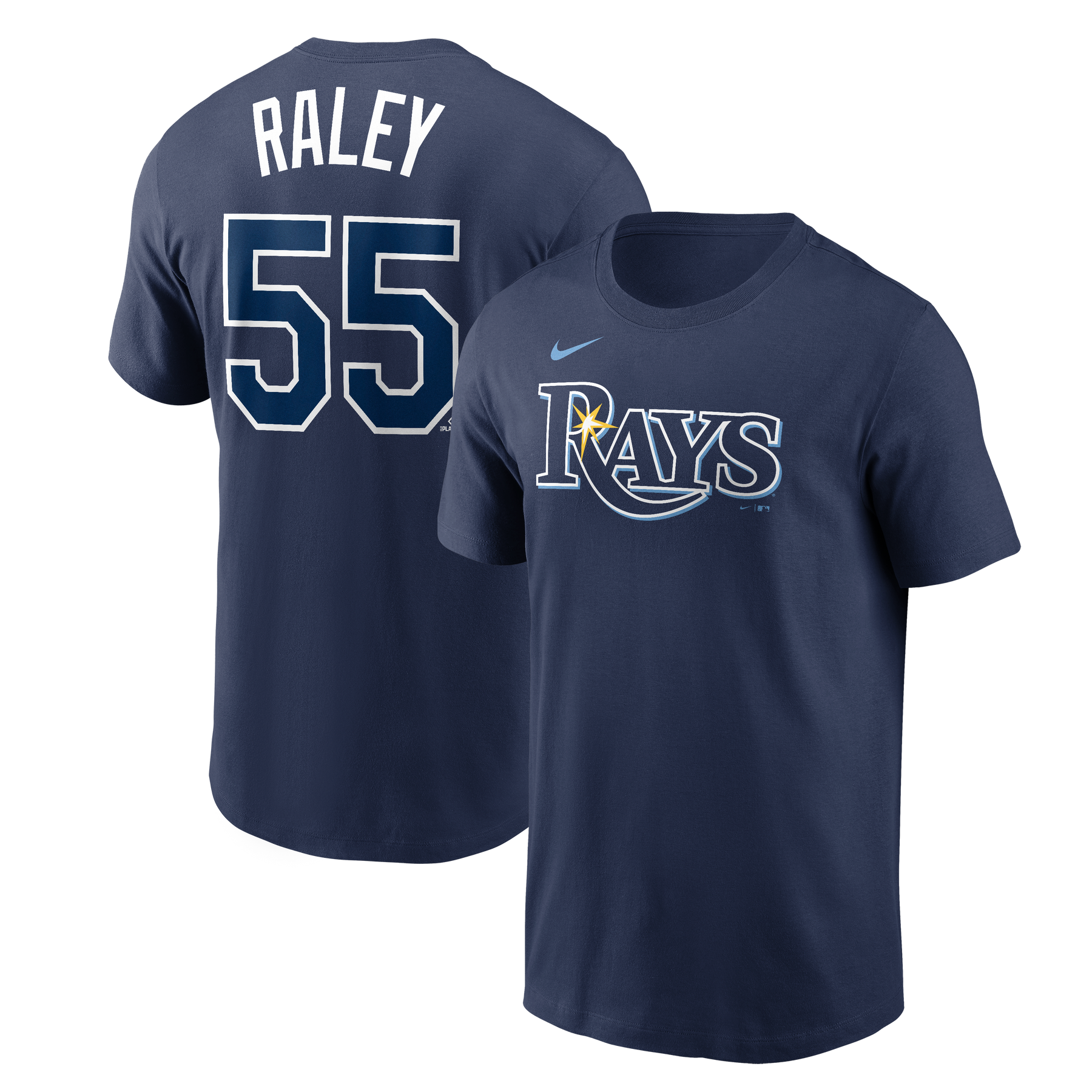 Tampa Bay Rays Luke Raley #55 Player T-Shirt from Nike