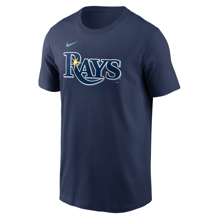 Rays Nike Navy 2024 Brandon Lowe Name and Number T-Shirt
