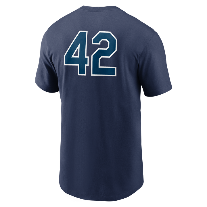 Rays Nike Navy Jackie Robinson #42 T-Shirt