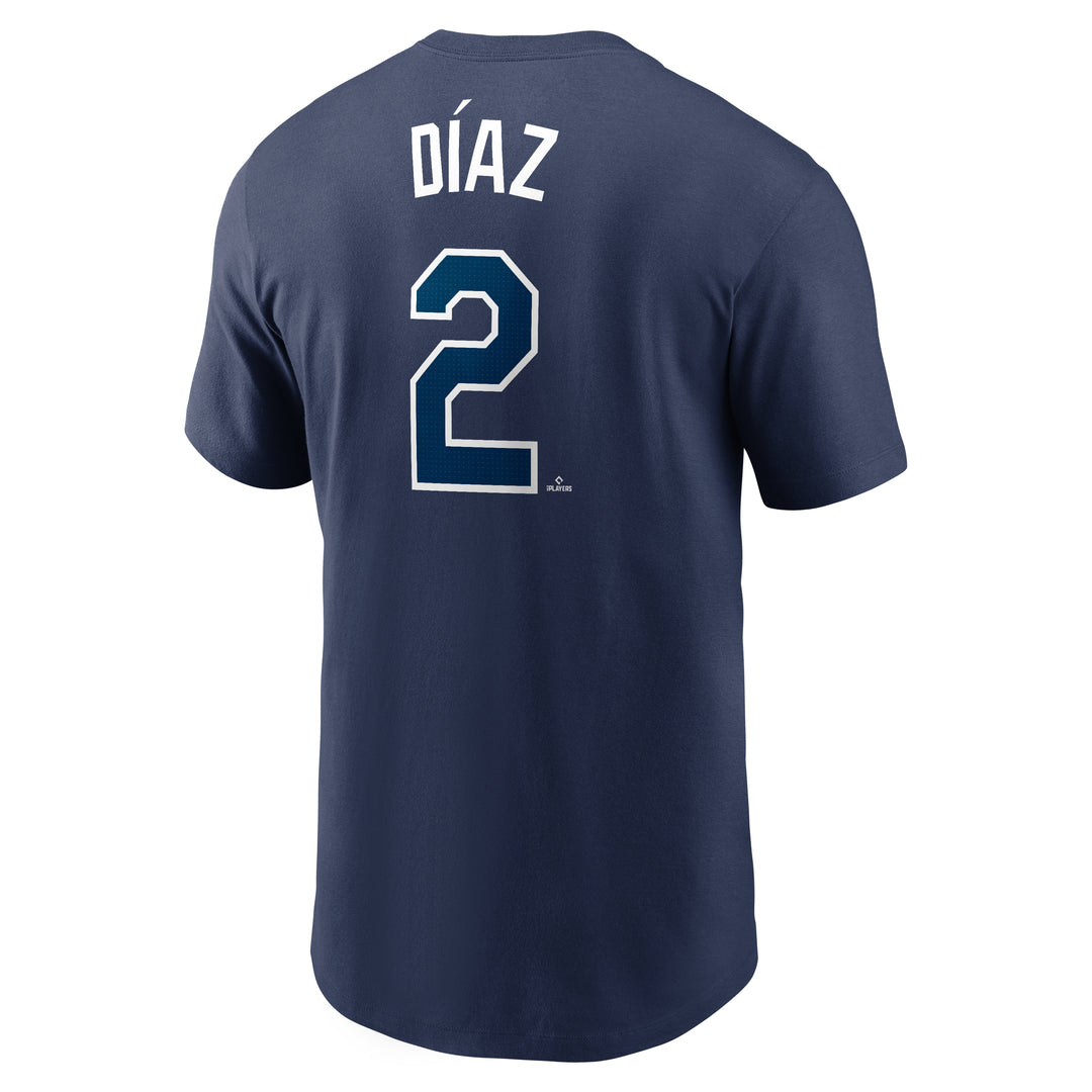 Rays Nike Navy Yandy Diaz Fuse Player Tee