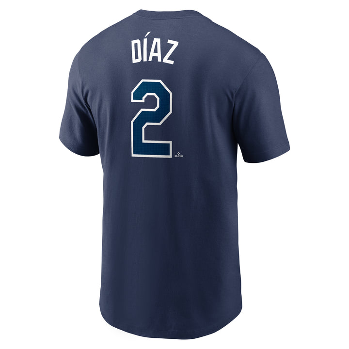 Rays Nike Navy Yandy Diaz Fuse Player Tee