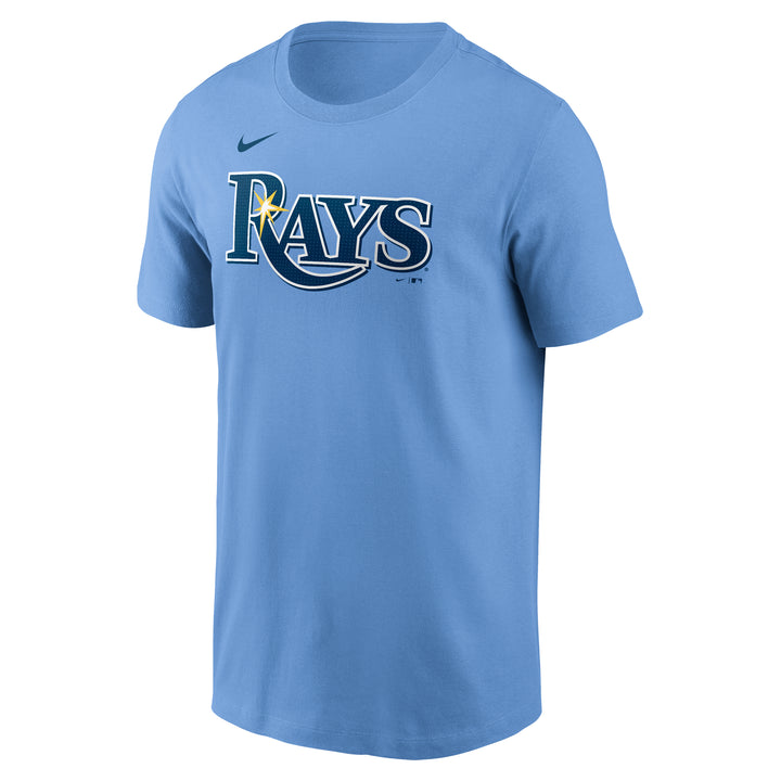 Rays Nike Light Blue Yandy Diaz Fuse Player Tee