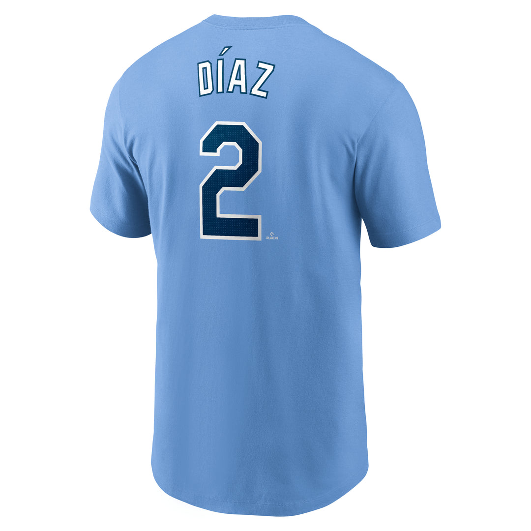 Rays Nike Light Blue Yandy Diaz Fuse Player Tee