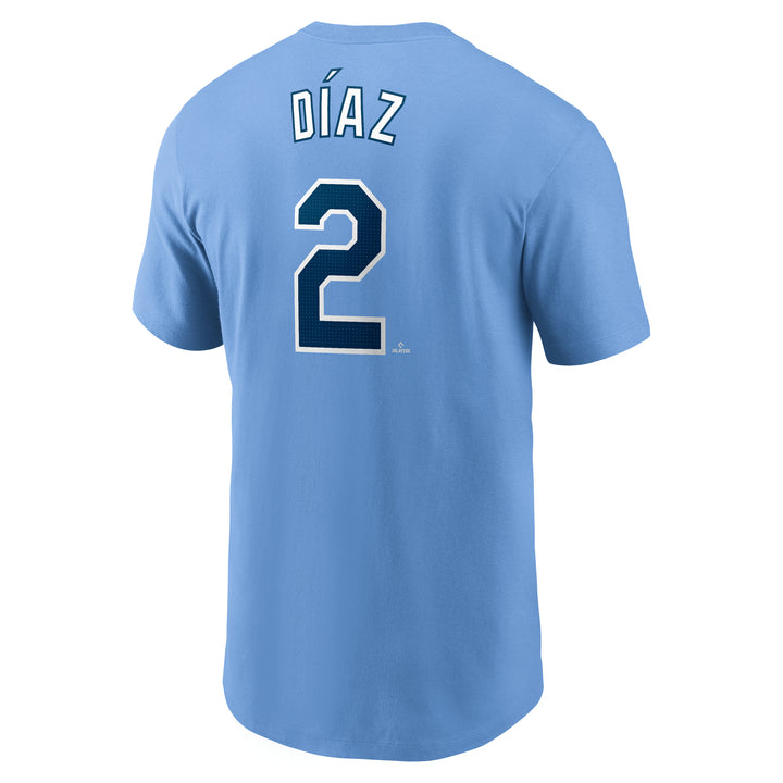Rays Nike Light Blue Yandy Diaz Fuse Player Tee