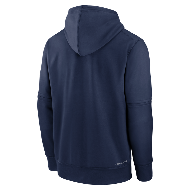 Rays Men's Nike Navy 2026 Authentic Collection Burst Performance Therma Hoodie