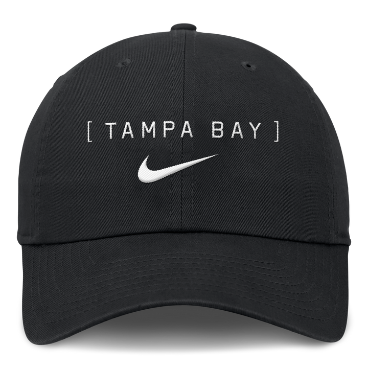 Rays Nike Black Tampa Bay Club Cap Adjustable Hat
