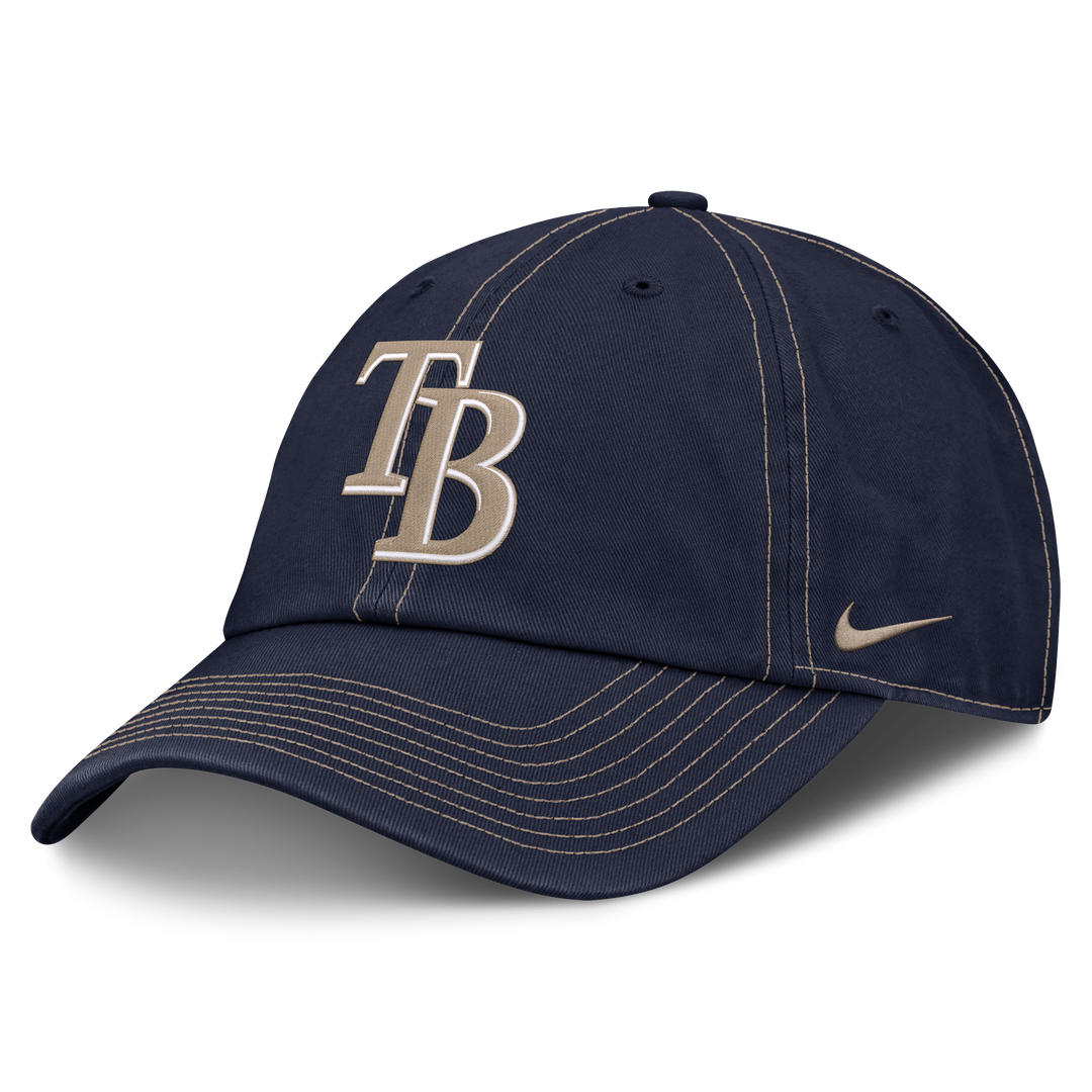 Rays Nike Navy Brown Father’s Day TB Club Cap Adjustable Hat