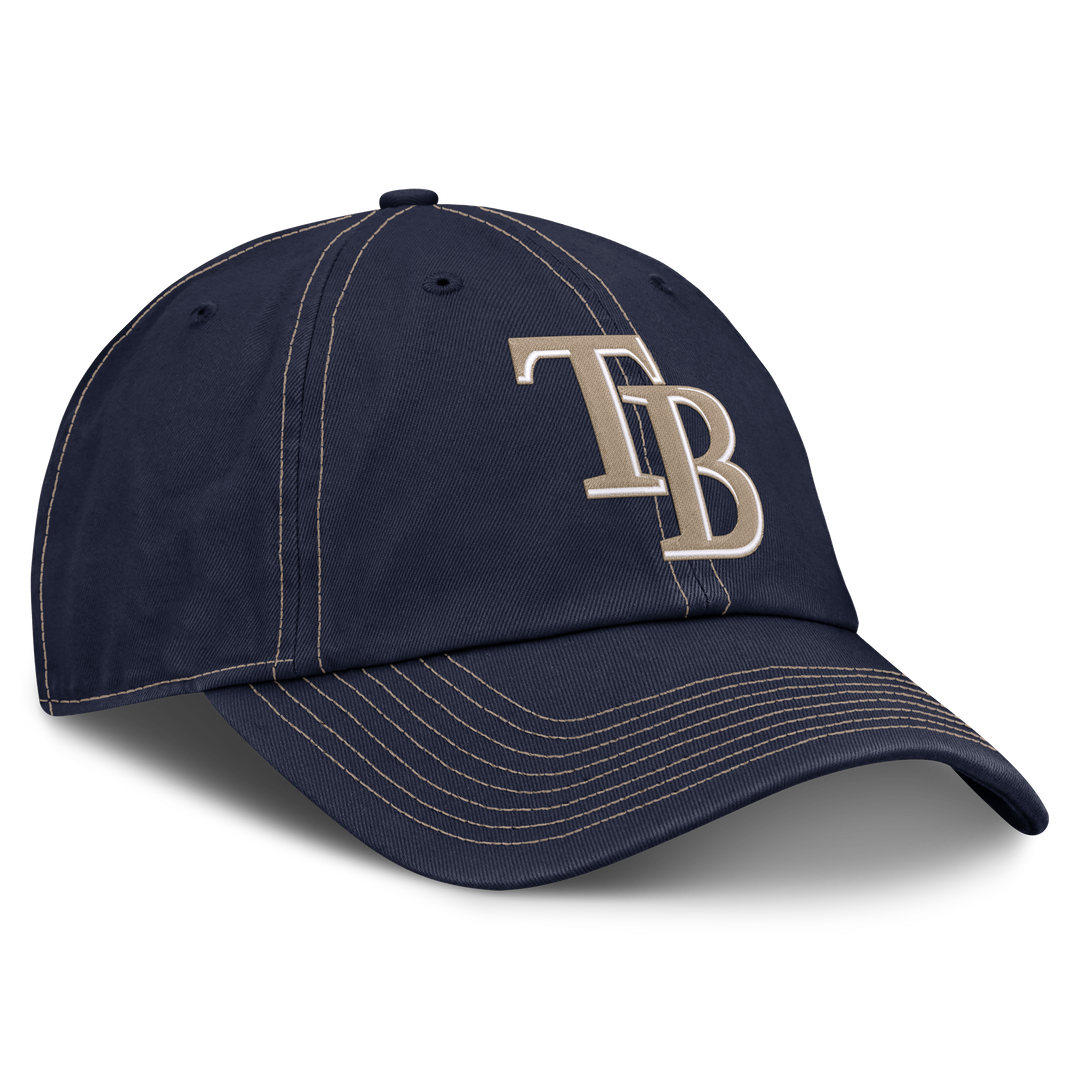 Rays Nike Navy Brown Father’s Day TB Club Cap Adjustable Hat