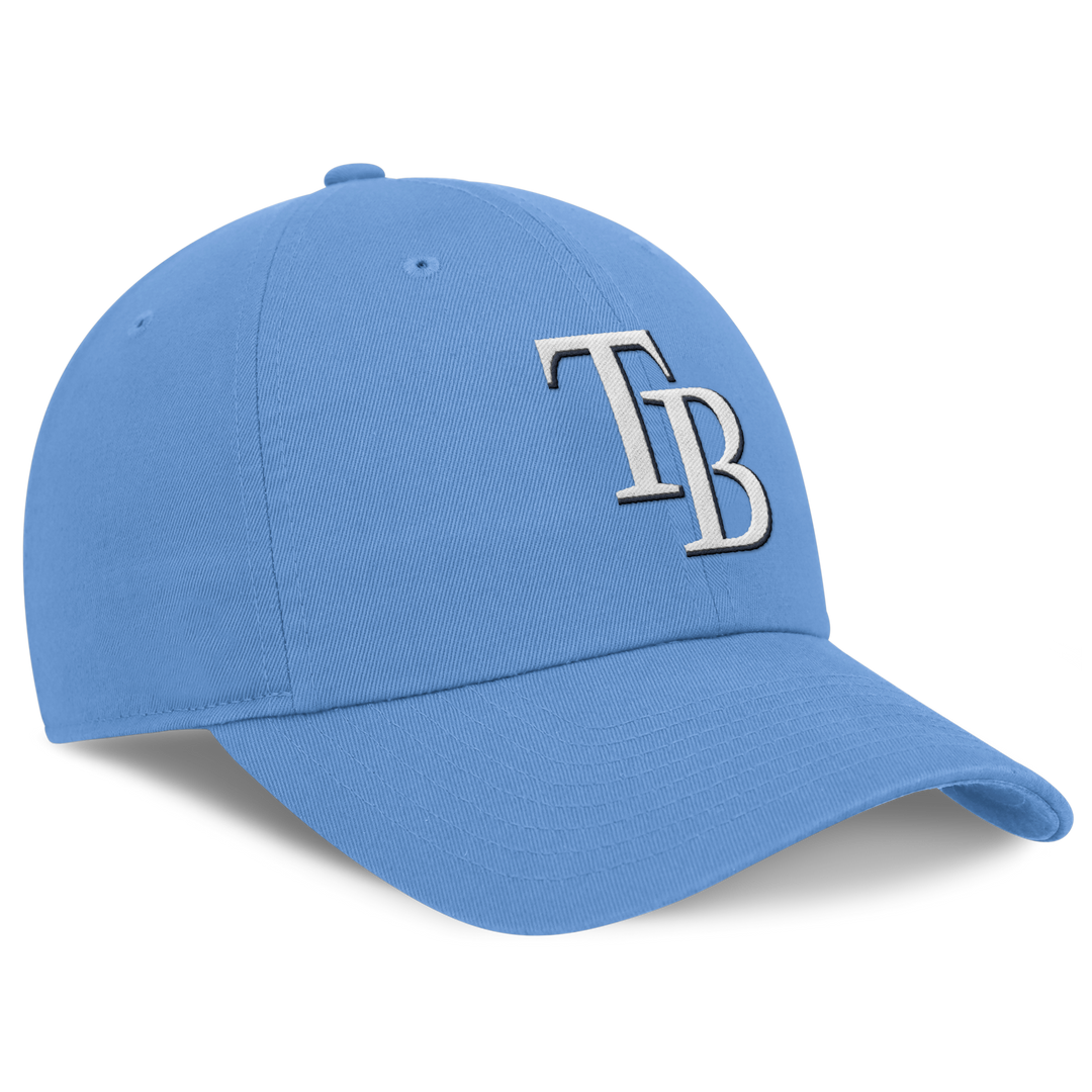Rays Nike Light Blue TB Club Cap Adjustable Hat