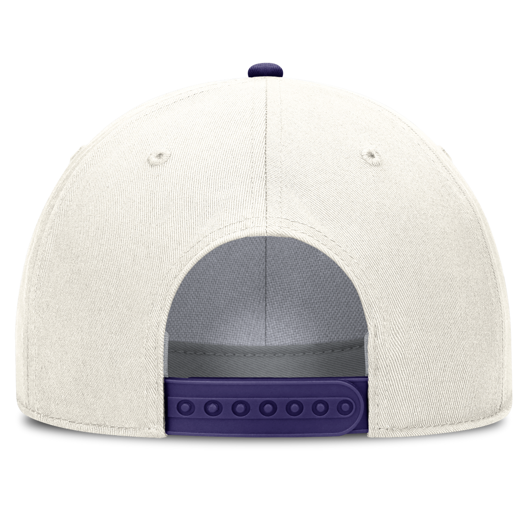 Rays Nike White Devil Rays Coop Rise Structured Cap