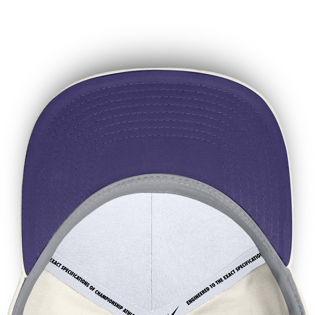 Rays Nike White Devil Rays Coop Rise Structured Cap