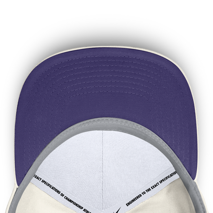 Rays Nike White Devil Rays Coop Rise Structured Cap