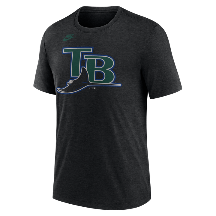Rays Nike Grey Devil Rays TB Coop Logo T-Shirt