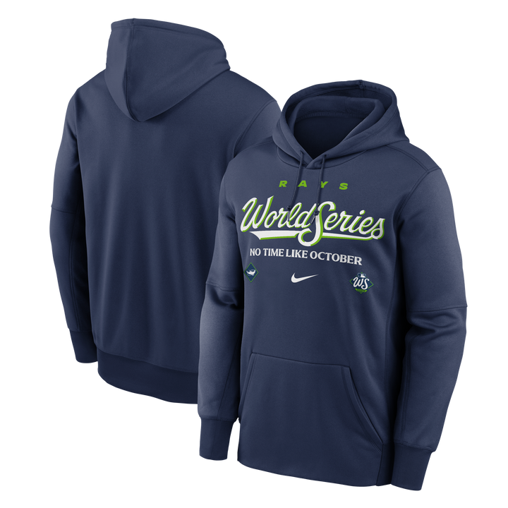 Rays Nike Navy 2026 World Series Authentic Collection Alt Therma Fleece Hoodie