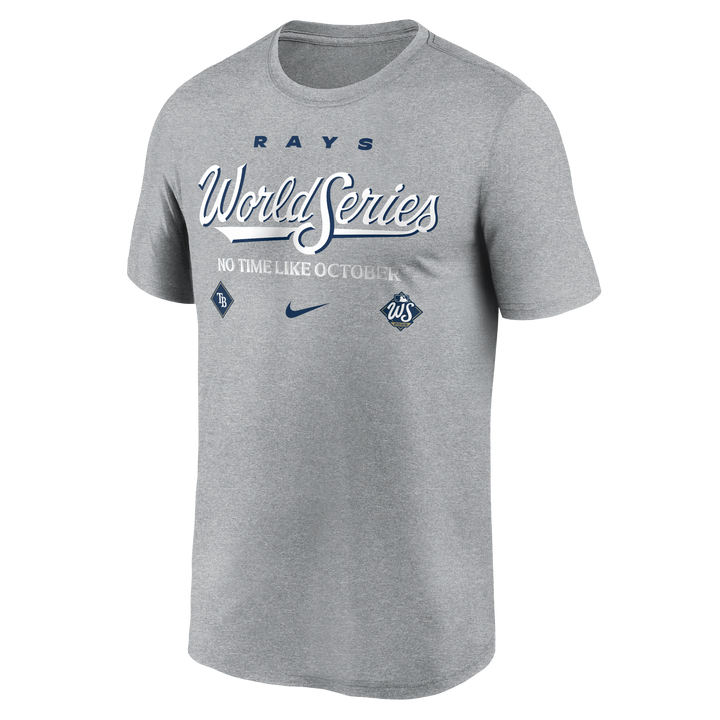 Rays Nike Gray 2026 World Series Legend Dri-FIT T-Shirt