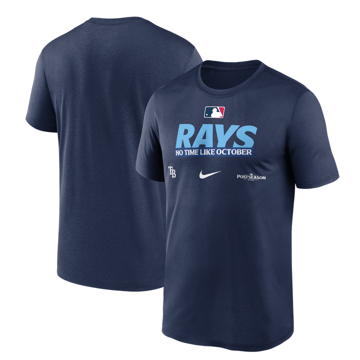 Rays Nike Navy 2026 Postseason Legend T-Shirt