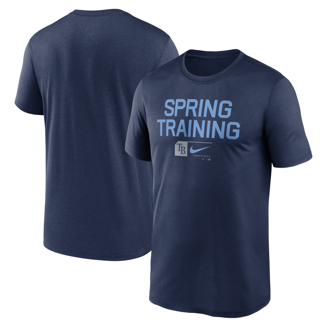 Rays Men's Nike Navy 2024 Spring Training Dri Fit T-Shirt