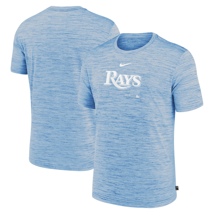 Rays Men's Nike Light Blue 2024 Authentic Collection Practice Dri Fit T-Shirt