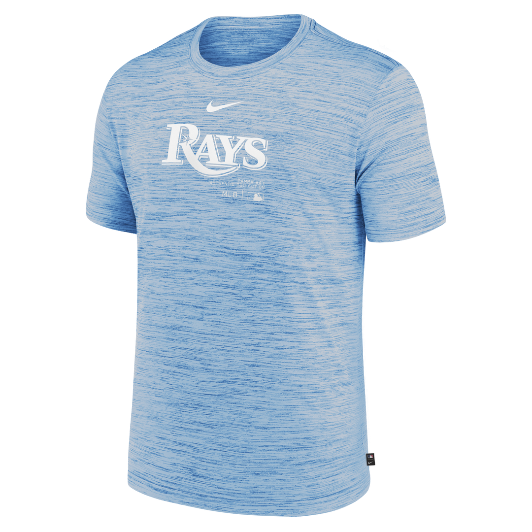 Rays Men's Nike Light Blue 2024 Authentic Collection Practice Dri Fit T-Shirt