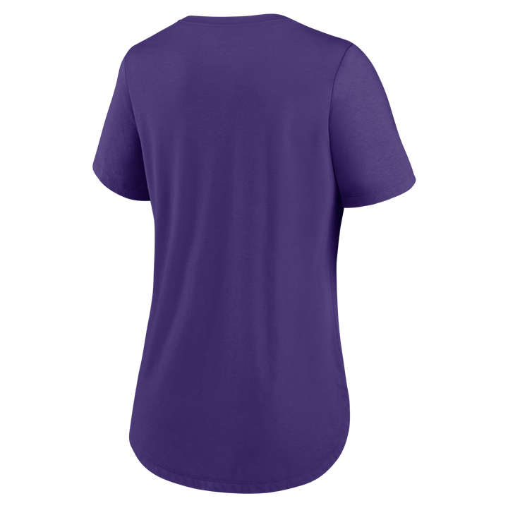Rays Women's Nike Purple Devil Rays Tampa Bay Baseball T-Shirt