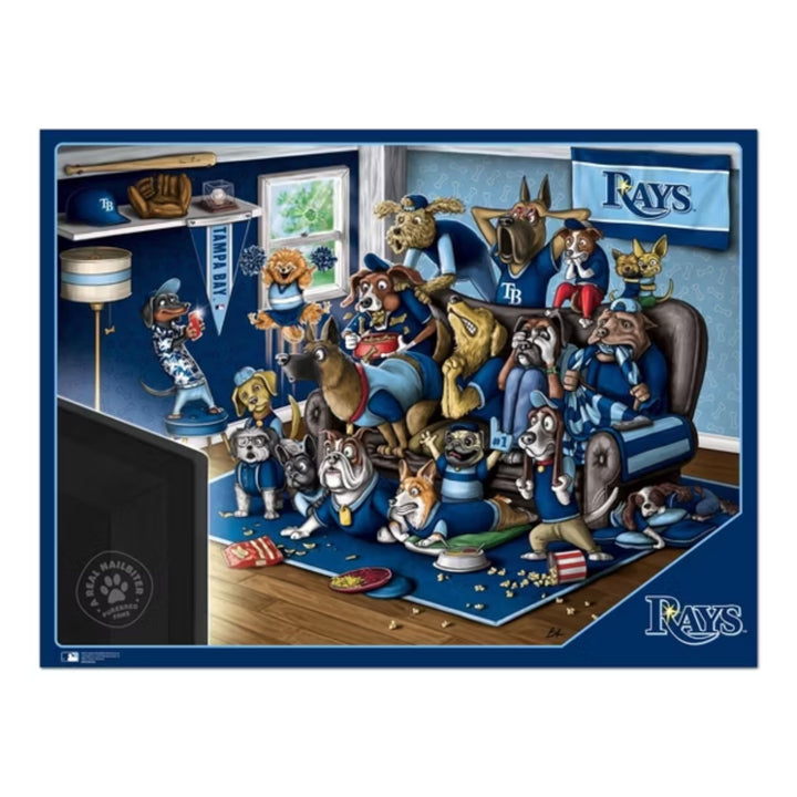 Rays Purebred Fans "A Real Nailbiter" 18'' x 24'' 500-Piece Puzzle